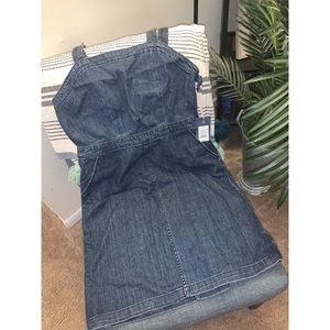 NWT Target Denim Overall Dress, with Pockets!